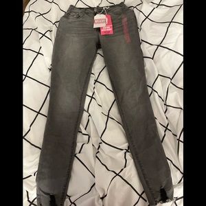 Grayish blackish jeans